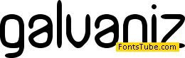 Galvanize BRK Font