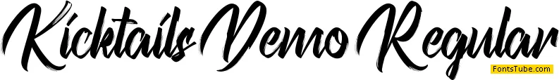 Kicktails Demo Font
