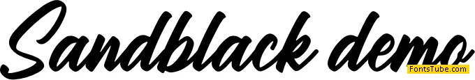 Sandblack Font