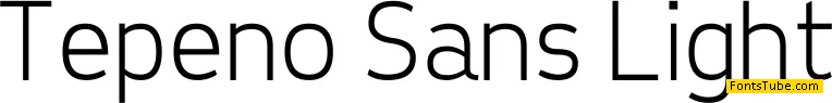 Tepeno Sans Font Family