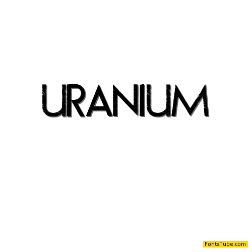 URANIUM MAFIA Font