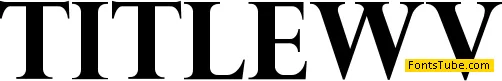 Title Wave Font