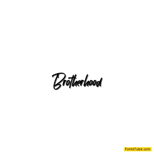 Brotherhood Font
