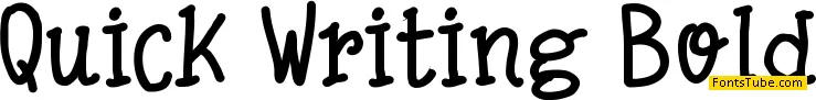 Quick Writing Font Family