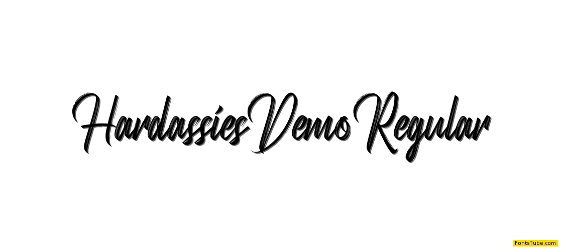 Hardassies Demo Font