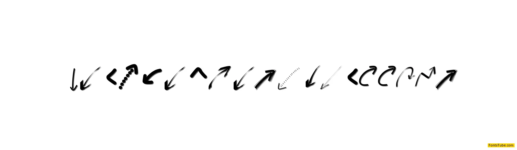 Peax Webdesign Arrows Font