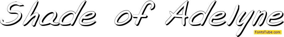 Shade of Adelyne Font