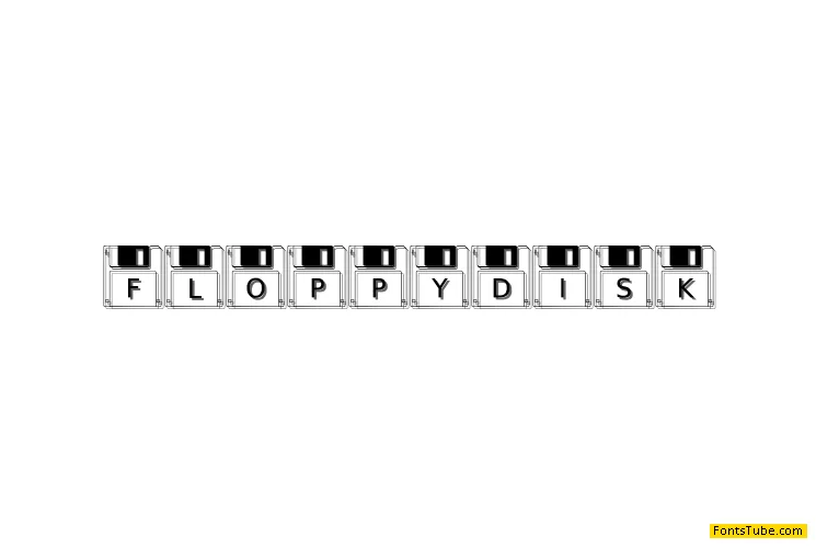 Floppy Disk Font