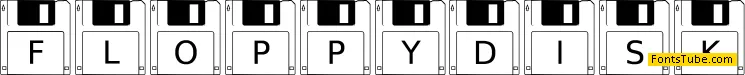 Floppy Disk Font
