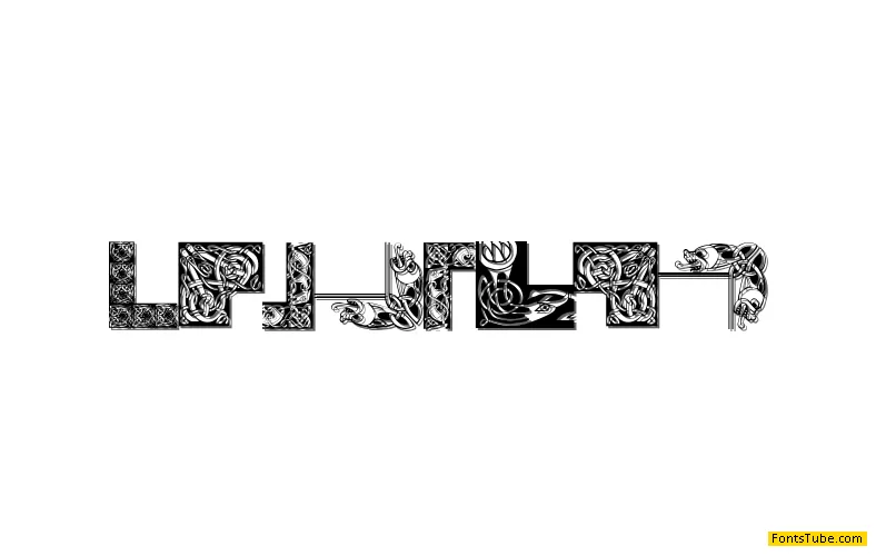 Celtic Frames Font