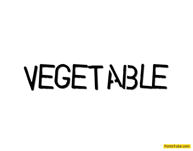 Vegetable Font