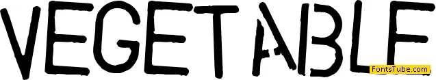 Vegetable Font