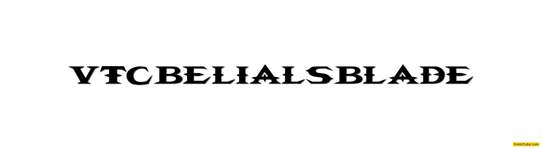 VTC Belials Blade Font Family