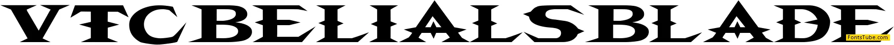 VTC Belials Blade Font Family