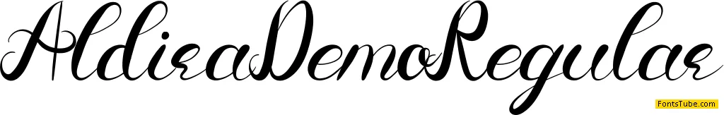Aldira Demo Font