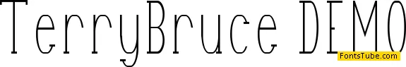 TerryBruce DEMO Font Family