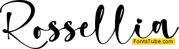 Rossellia - Personal Use Font