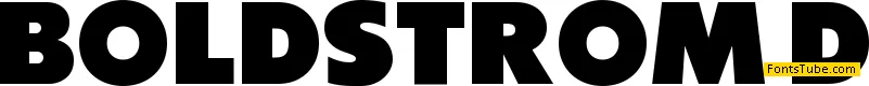 Boldstrom Font