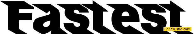 Fastest - Personal use Font