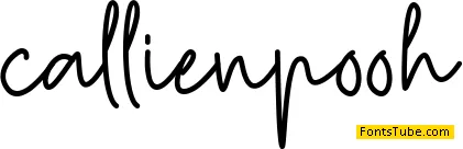 Callien Pooh Font