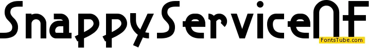 Snappy Service NF Font