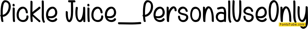 Pickle Juice_PersonalUseOnly Font