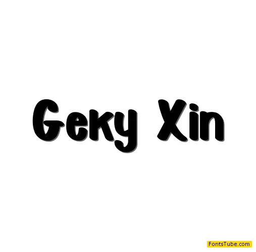 Geky Xin Font