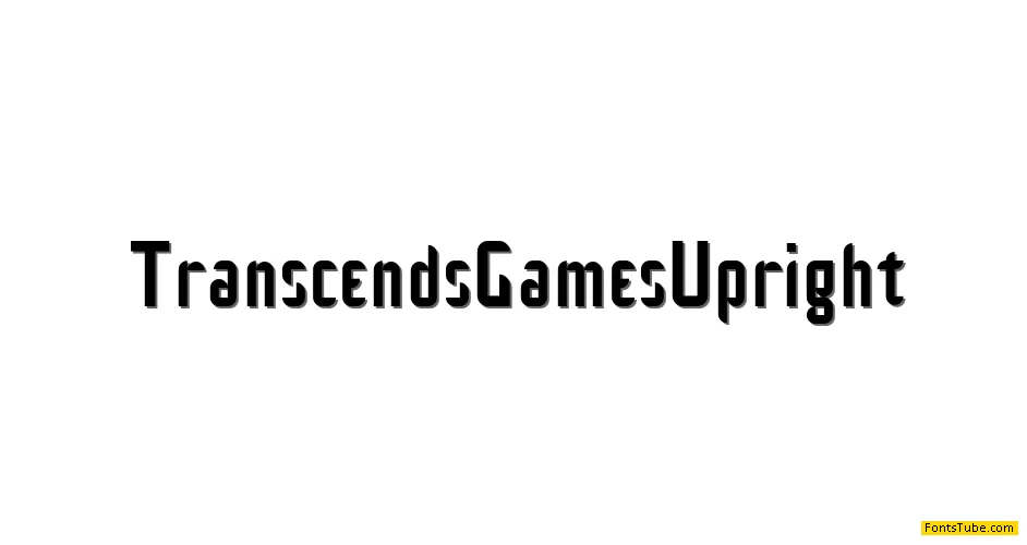 Transcends Games Font