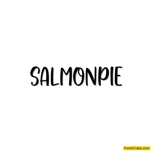 Salmonpie - Personal Use Font