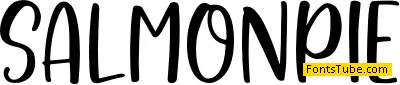 Salmonpie - Personal Use Font