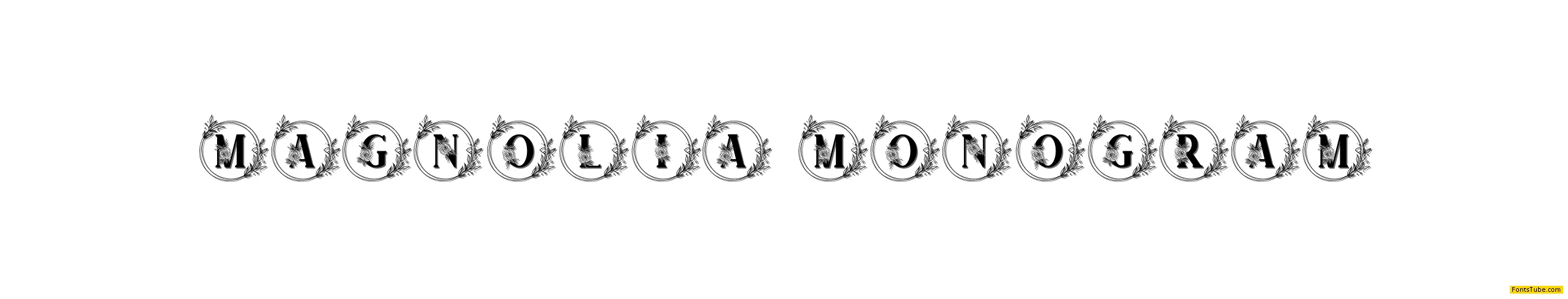 Magnolia Monogram