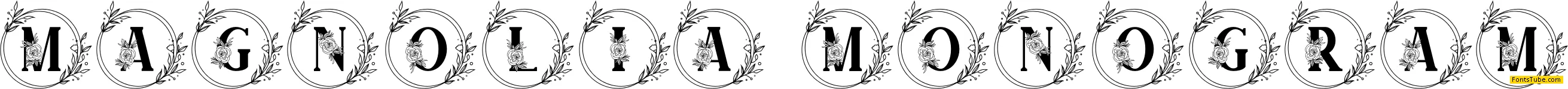 Magnolia Monogram