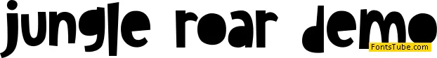 jungle roar demo Font