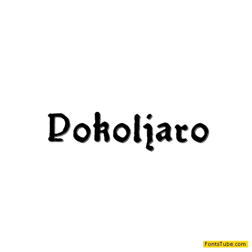 Pokoljaro Font