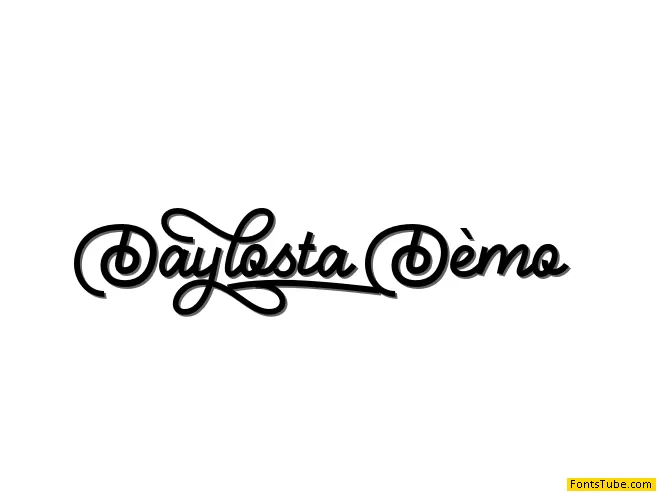 Daylosta Demo Font