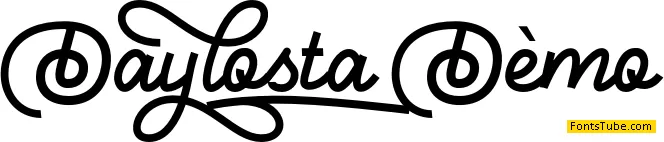 Daylosta Demo Font