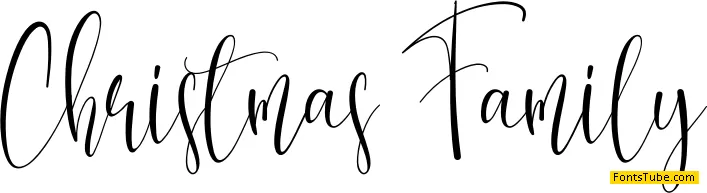 Christmas Family Font