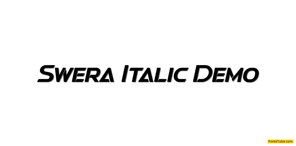 Swera Demo Font Family