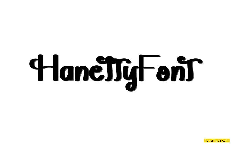 Hanetty Font