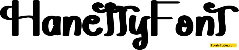 Hanetty Font