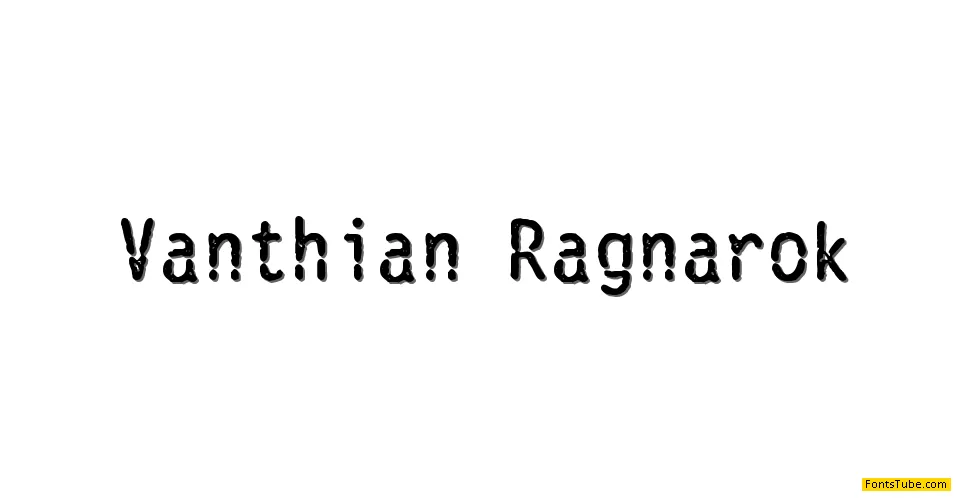 Vanthian Ragnarok Font
