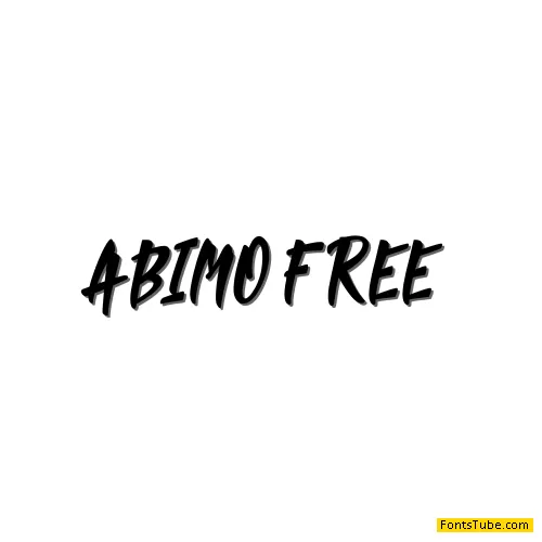 ABIMO FREE Font