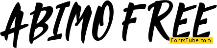 ABIMO FREE Font