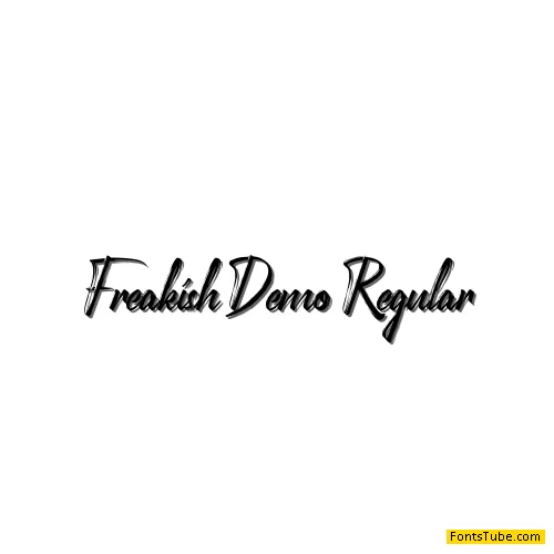 Freakish Demo Font