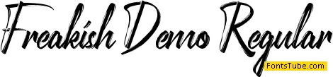 Freakish Demo Font