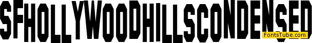 SF Hollywood Hills Font Family