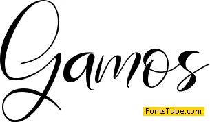 Gamos Font