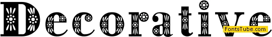 Decorative Font