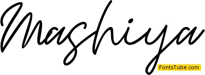 Mashiya Font