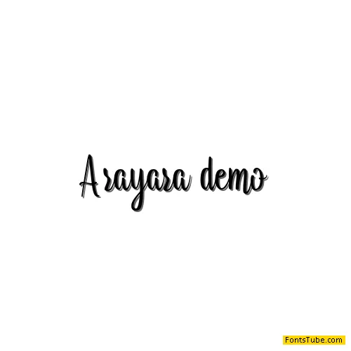Arayara demo Font